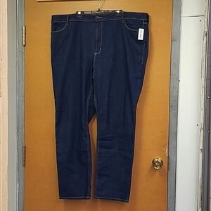 Old Navy Size 26 Long Dark Wash High Rise Straight Leg Jeans